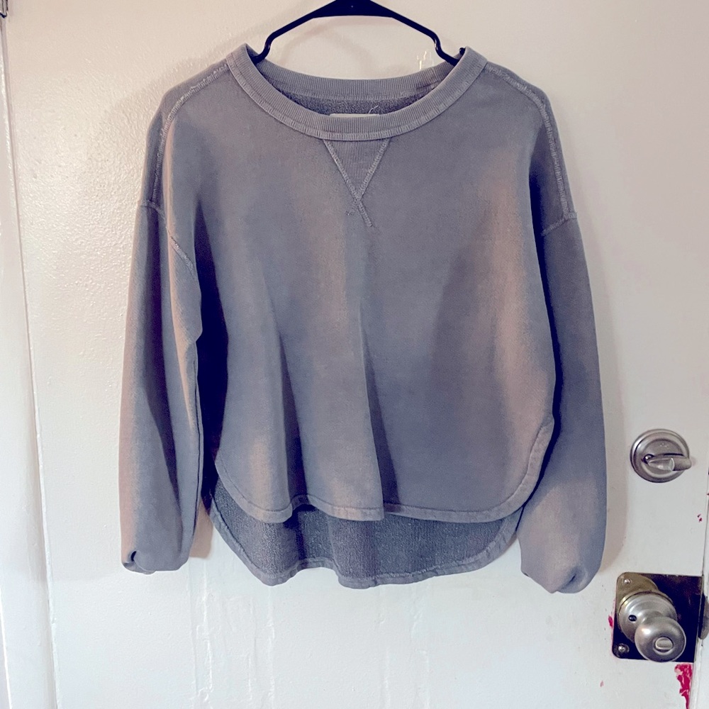 Outerknown Solstice crop sweatshirt